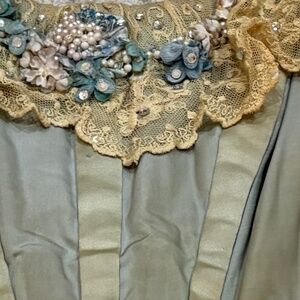 🌸✨ Exquisite Couture Ballet Bodice • Joffrey Ballet Worn Lt. Blue • XS ✨🌸